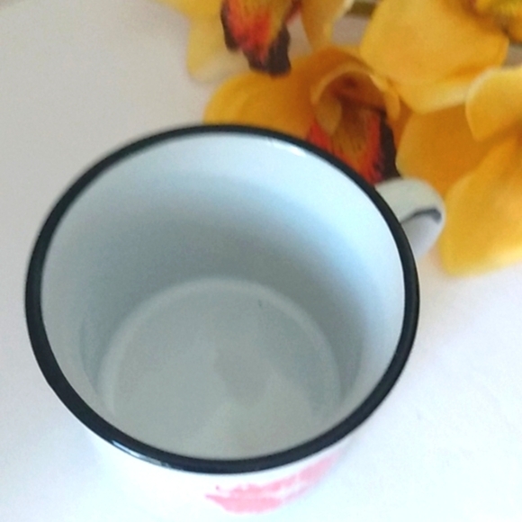 THE MAD ITALIAN RED WHITE COFFEE CUP MUG SIZE 12 OUNCES - Picture 4 of 7